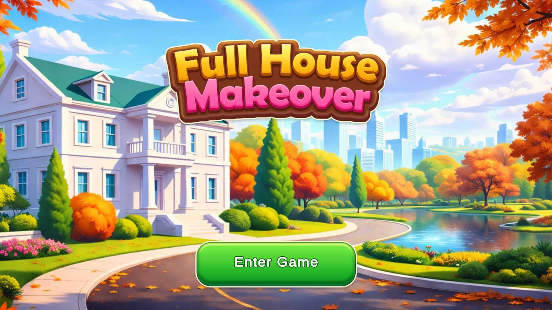 Full House Makeover - Game Title Screen